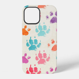 Abstract seamless pattern - bright colourful ink p iPhone 12 case
