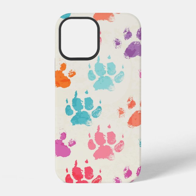 Abstract seamless pattern - bright colourful ink p iPhone case (Back)