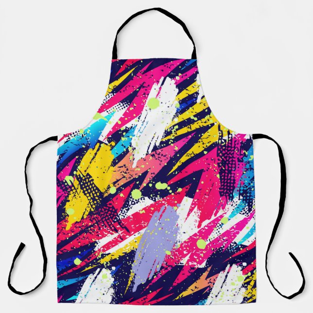 Abstract seamless pattern. Creative background wit Apron (Front)