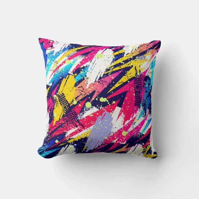 Abstract seamless pattern. Creative background wit Cushion (Front)