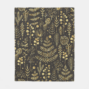 Abstract seamless pattern. Creative vintage backgr Fleece Blanket