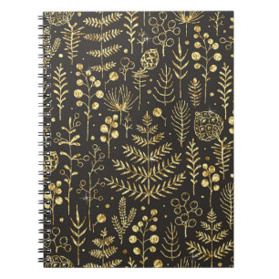 Abstract seamless pattern. Creative vintage backgr Notebook