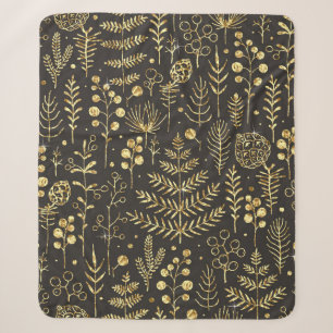 Abstract seamless pattern. Creative vintage backgr Sherpa Blanket