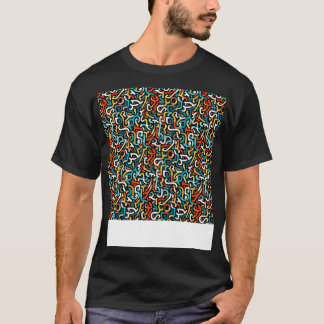 Abstract Seamless Pattern Geometric Lines Shapes G T-Shirt