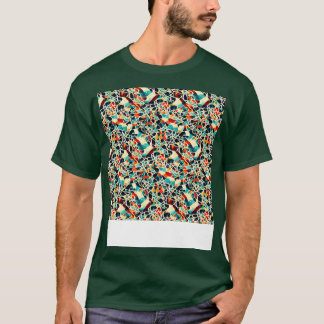 Abstract Seamless Pattern Geometric Lines Shapes G T-Shirt