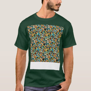 Abstract Seamless Pattern Geometric Lines Shapes G T-Shirt