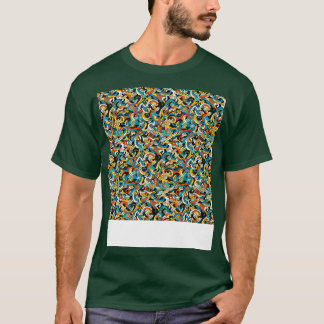 Abstract Seamless Pattern Geometric Lines Shapes G T-Shirt