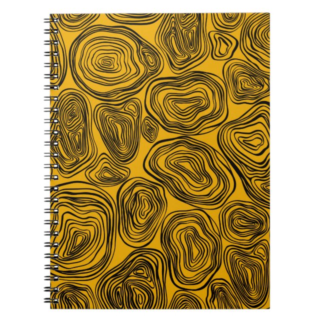 Abstract seamless pattern. graphic illustration. O Notebook (Front)