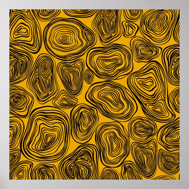 Abstract seamless pattern. graphic illustration. O Poster (Front)