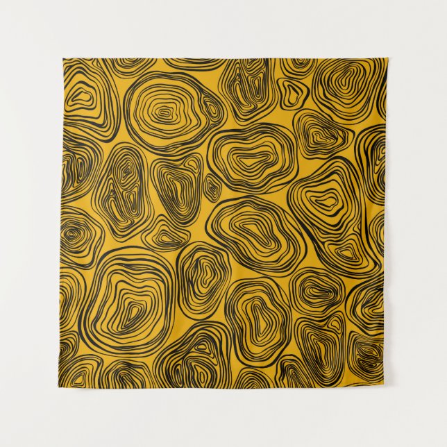 Abstract seamless pattern. graphic illustration. O Tapestry (Front)