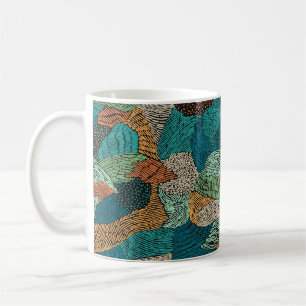 Abstract seamless pattern. Grunge design Coffee Mug