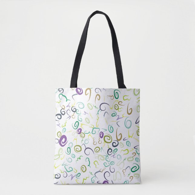 Abstract seamless pattern handmadeabstract, art, b tote bag (Front)