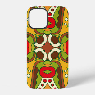 Abstract seamless pattern in oriental ethnic style iPhone 12 case