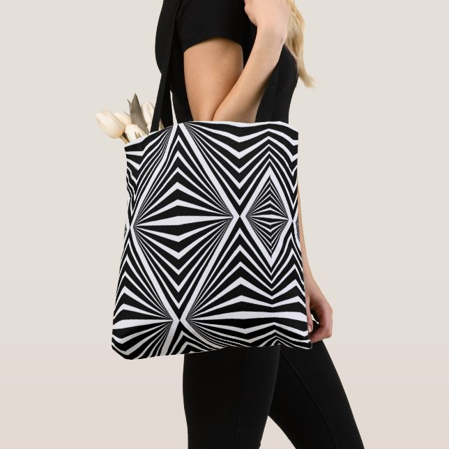 Abstract Seamless Pattern Modern Artistic Tote Bag (Close Up)