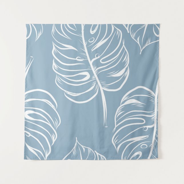 Abstract seamless pattern of tropical leaf. Tropic Tapestry (Front)