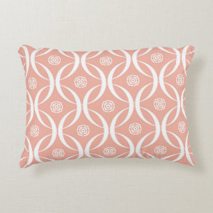 Abstract seamless pattern of Wax flower pink color Decorative Cushion