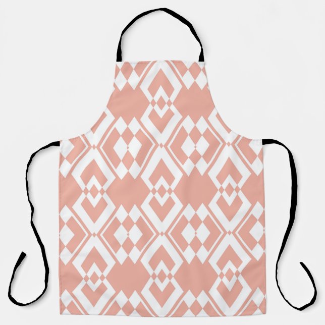 Abstract seamless pattern of Wax flower pink colou Apron (Front)