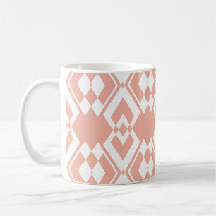 Abstract seamless pattern of Wax flower pink colou Coffee Mug