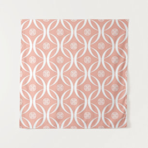 Abstract seamless pattern of Wax flower pink colou Tapestry