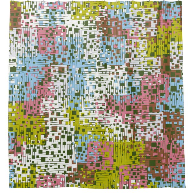 Abstract seamless pattern. Paints of the spring la Shower Curtain (Front)