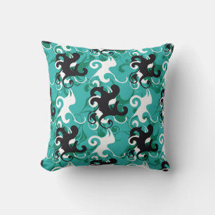 Abstract seamless pattern qualitative vintage illu cushion