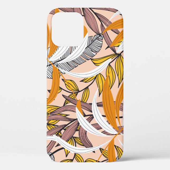 Abstract seamless pattern with colourful tropical  Case-Mate iPhone case (Back)