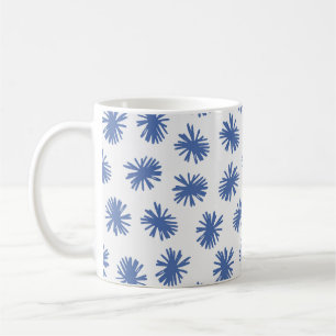 Abstract seamless pattern with hand drawn shapes i coffee mug