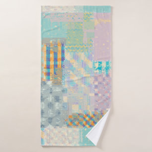 Abstract seamless pattern with imitation of a grun bath towel