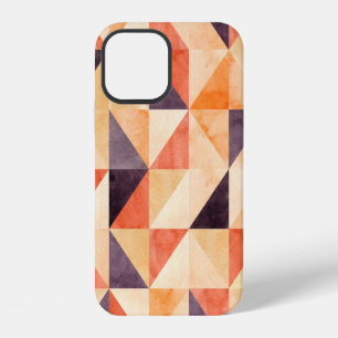 Abstract seamless pattern with triangular mosaic e iPhone 12 case