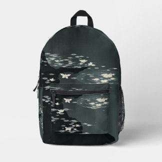 Abstract seamless  printed backpack