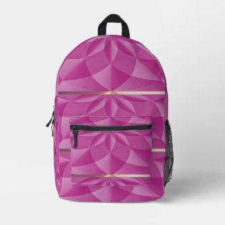 Abstract seamless  printed backpack