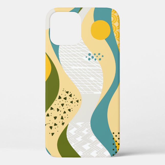 Abstract seamless space ornament consisting of smo Case-Mate iPhone case (Back)