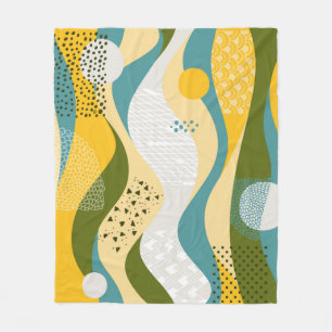 Abstract seamless space ornament consisting of smo fleece blanket