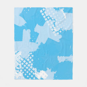 Abstract seamless vintage pattern. Repetitive colo Fleece Blanket