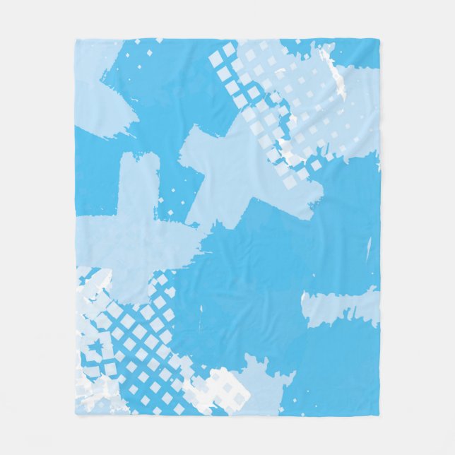 Abstract seamless vintage pattern. Repetitive colo Fleece Blanket (Front)