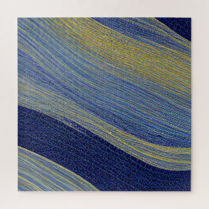 Abstract Seascape Fractured Waves 02 Jigsaw Puzzle