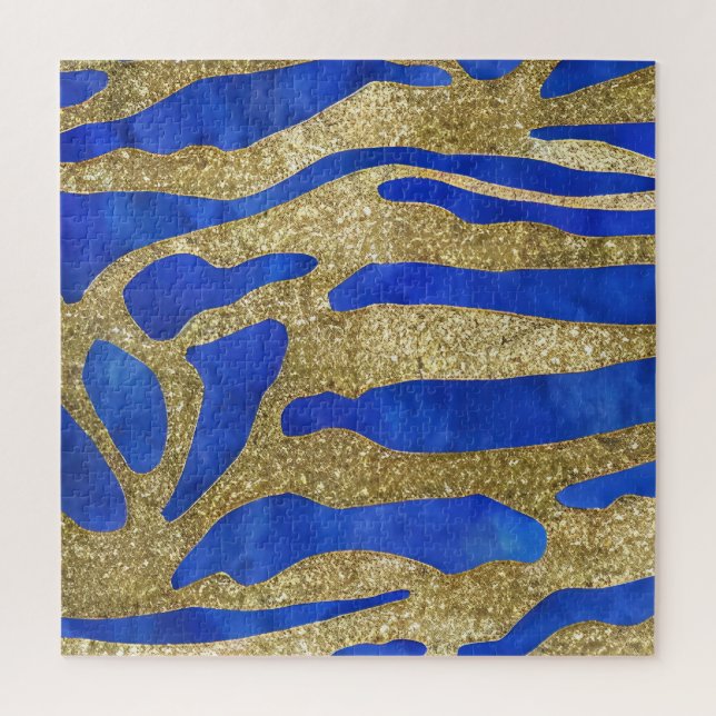 Abstract Seascape Fractured Waves 04 Jigsaw Puzzle (Vertical)