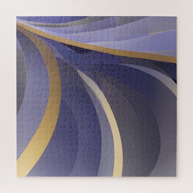 Abstract Seascape Fractured Waves 07 Jigsaw Puzzle (Vertical)