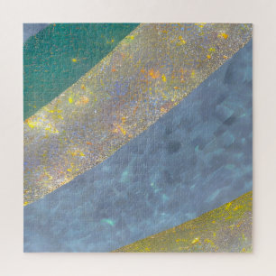 Abstract Seascape Fractured Waves 16 Jigsaw Puzzle