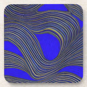 Abstract Seascape Fractured Waves 18 Coaster