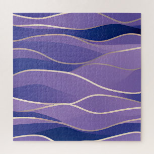 Abstract Seascape Fractured Waves 26 Jigsaw Puzzle