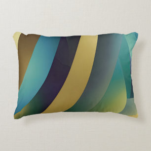 Abstract Seascape Fractured Waves 30 Decorative Cushion