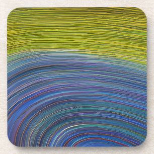 Abstract Seascape Fractured Waves 34 Coaster