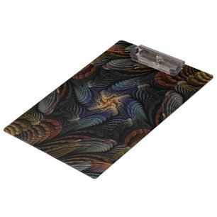 Abstract Seashells Clipboard