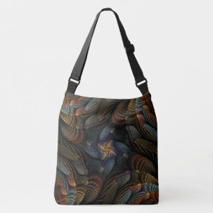 Abstract Seashells Crossbody Bag
