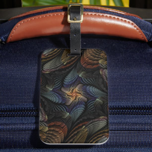 Abstract Seashells Luggage Tag