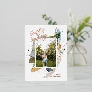 Abstract Seasons Greetings Custom Holiday Photo