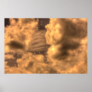 Abstract sepia cloud backgroundabstract, art, arti poster
