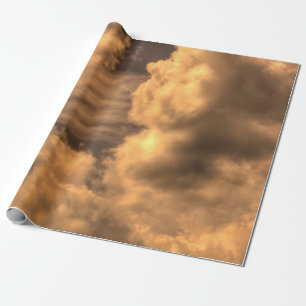 Abstract sepia cloud backgroundabstract, art, arti wrapping paper