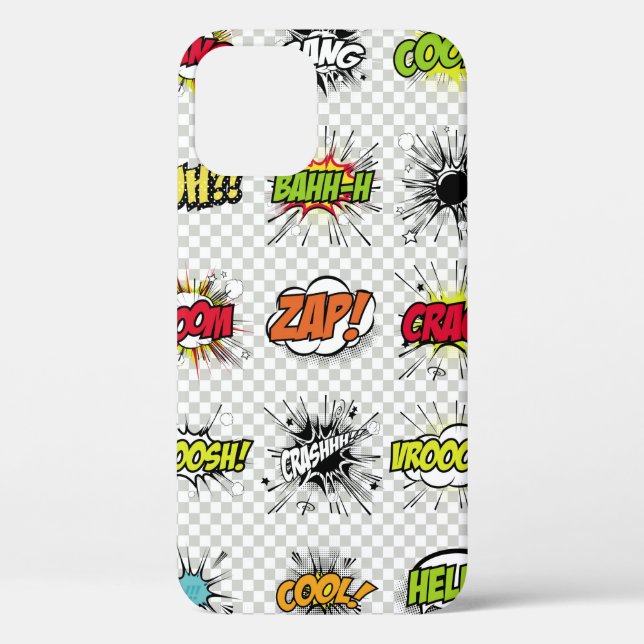 abstract set of pop art objects on a special backg Case-Mate iPhone case (Back)